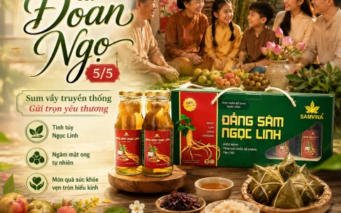 TẾT ĐOAN NGỌ SUM VẦY: MÓN QUÀ SỨC KHỎE, VẸN TRÒN HIẾU KÍNH VỚI MẸ CHA.