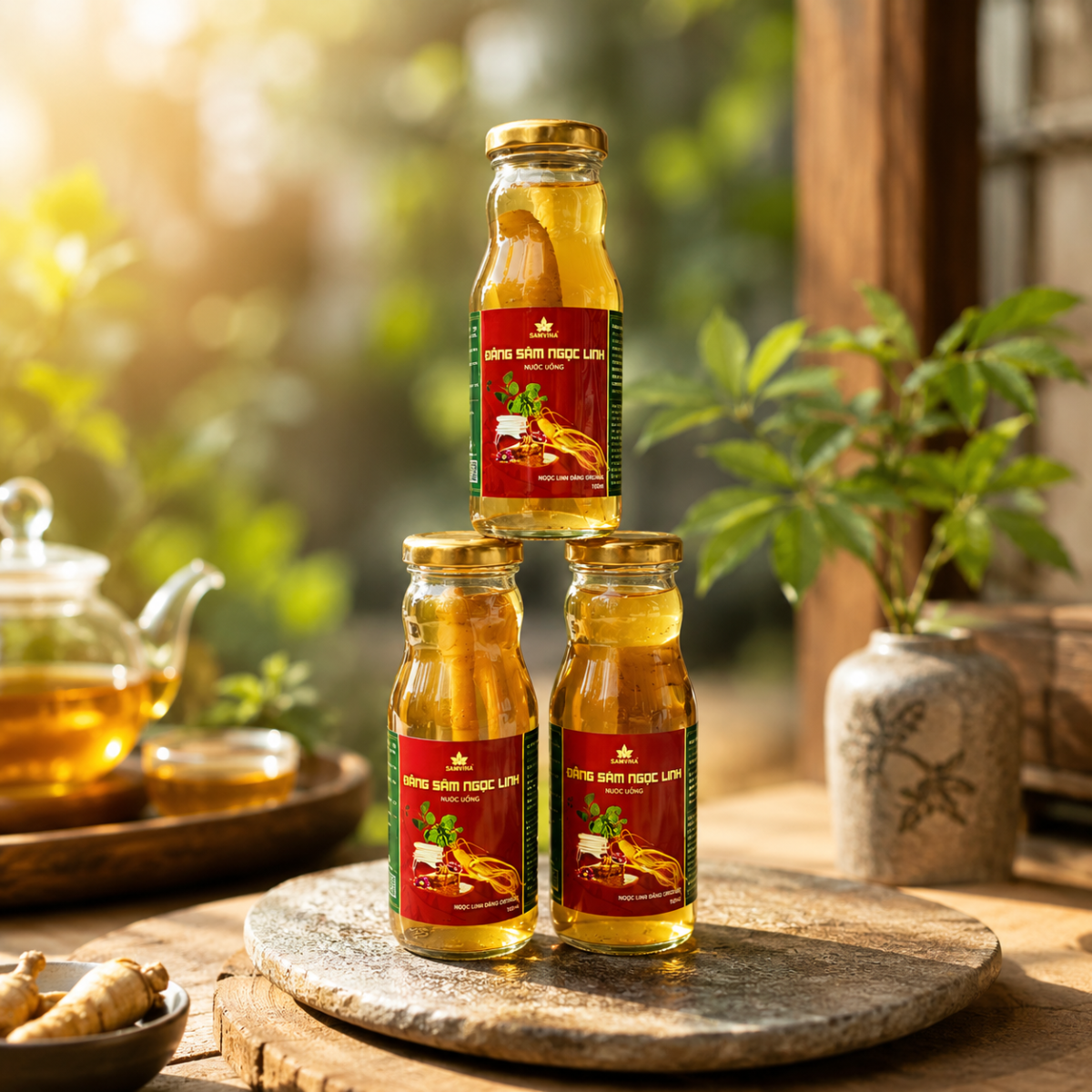 Đẳng Sâm Ngọc Linh Mật Ong. Hình ảnh: Sâm Vina